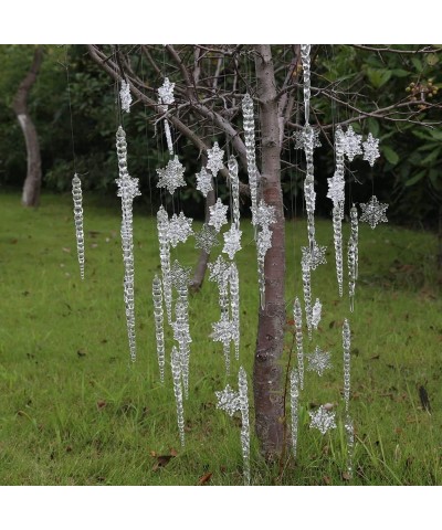 chrismtas Tree icicles (10pcs icicles +10pcs Snowflakes (type2)) - 10pcs Icicles +10pcs Snowflakes (Type2) - CW192TCHXZ0 $9.0...