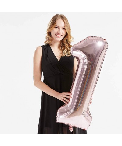 40inch Rose Gold Foil 15 Helium Jumbo Digital Number Balloons- 15th Birthday Decoration for Girls or Boys-15 Birthday Party S...
