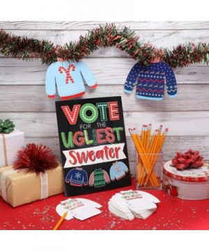 Ugly Sweater Christmas Party Voting Cards (51 Pieces) - CG18T46YROS $6.68 Party Games & Activities