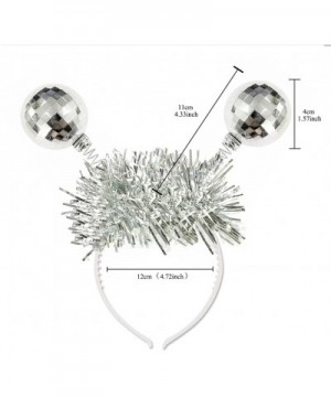 Silver Head Boppers Hair Accessories Silver Disco Ball Boppers-6Pcs - C318C9EUG36 $7.96 Favors