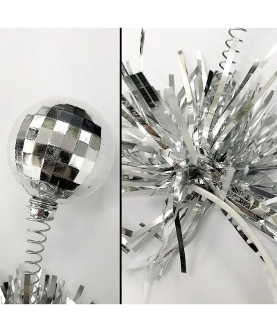 Silver Head Boppers Hair Accessories Silver Disco Ball Boppers-6Pcs - C318C9EUG36 $7.96 Favors