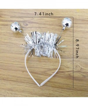 Silver Head Boppers Hair Accessories Silver Disco Ball Boppers-6Pcs - C318C9EUG36 $7.96 Favors