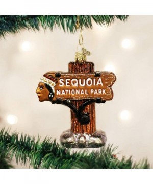 Christmas Ornaments State Parks Glass Blown Ornaments for Christmas Tree- Sequoia National - CD12D5FSZFP $12.01 Ornaments