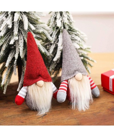 2pcs Christmas Gnomes Decorations-Holiday Decor Gnome Handmade Swedish Tomte for Christmas Decorations Party Table Decor- Han...