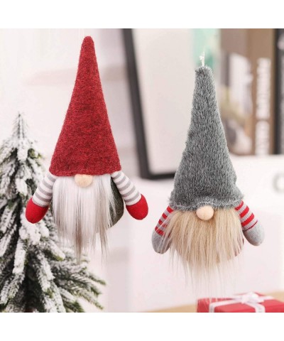 2pcs Christmas Gnomes Decorations-Holiday Decor Gnome Handmade Swedish Tomte for Christmas Decorations Party Table Decor- Han...