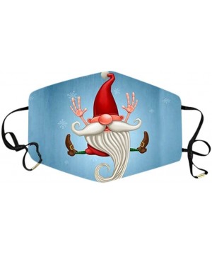 1PC Christmas Printing Windbreak Outdoor Riding Adults Washable Reusable Face Bandanas - L - CW19KN68S3K $6.09 Swags