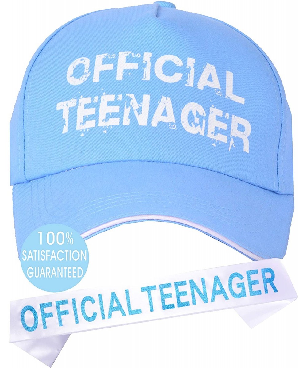 Official Teenager Trucker Hat for Boy- 13th Birthday Sash for Boy- 13th Birthday Boy- Official Teenager Birthday Gifts- 13th ...
