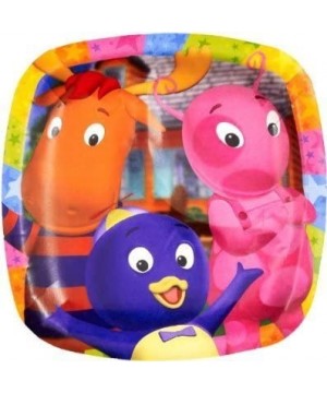 Backyardigans Plate and Napkin Birthday Party Pack 16 Plates 32 Napkins Pocket Plates - C3125928XLX $13.22 Party Packs