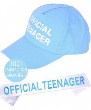 Official Teenager Trucker Hat for Boy- 13th Birthday Sash for Boy- 13th Birthday Boy- Official Teenager Birthday Gifts- 13th ...