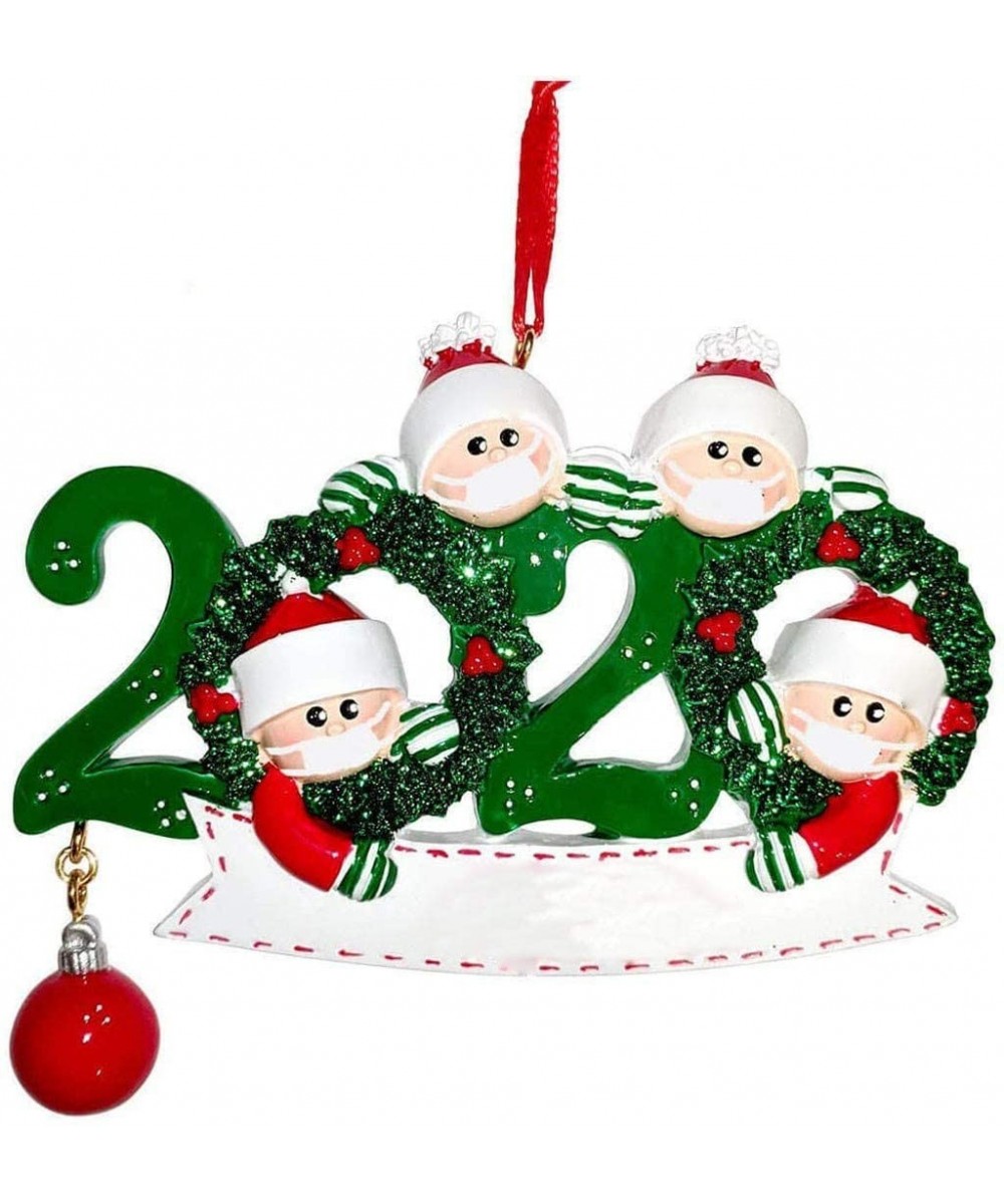 Personalized Family Members Name Christmas Ornament Kit- 2020 Quarantine Survivor Family Customized Christmas Decorating Set ...