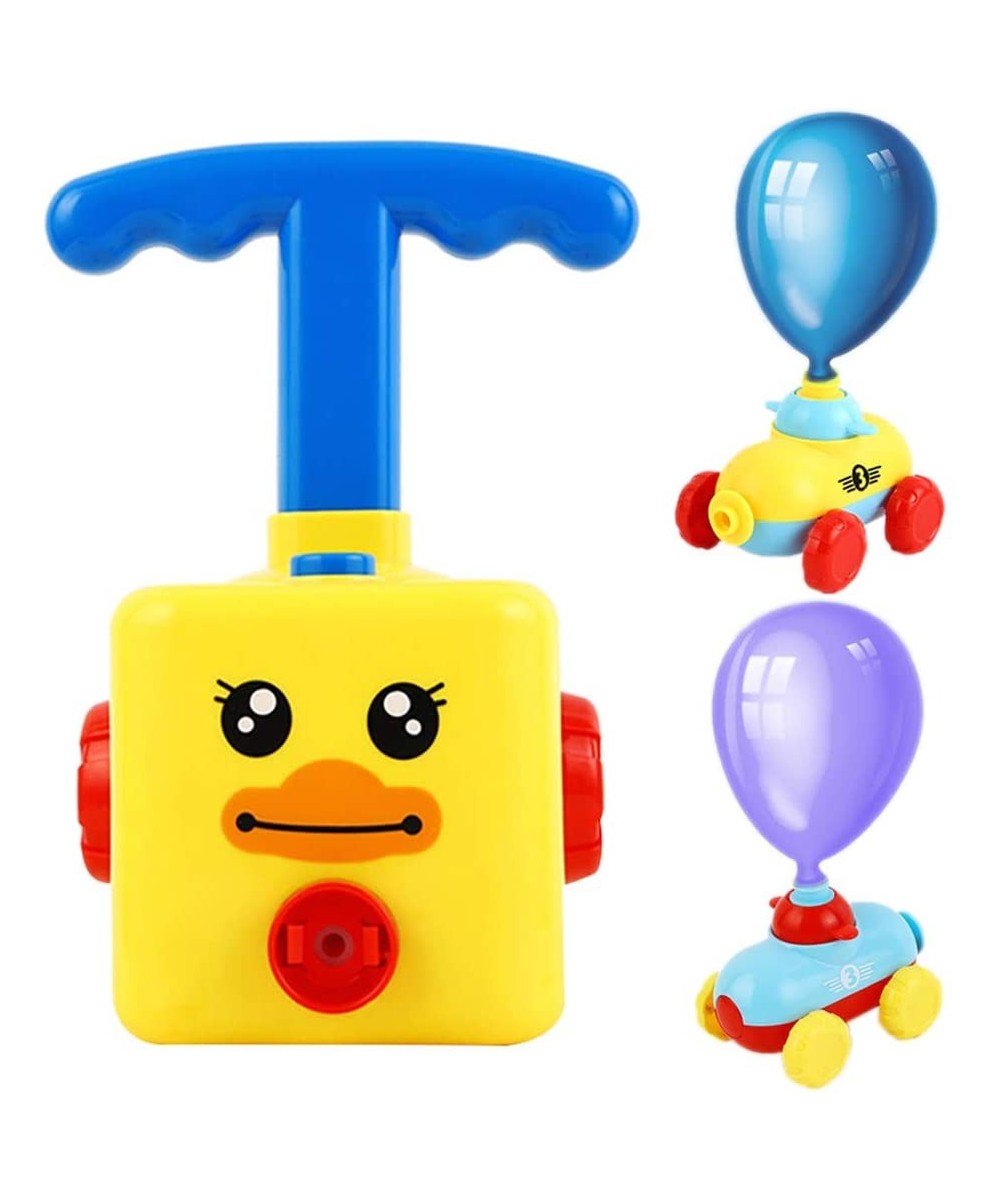 Balloon Powered Car Inertial Power Car Creative Inflatable Balloon Pump Air Powred Car Scientific Experiment Toy Gift for Kid...