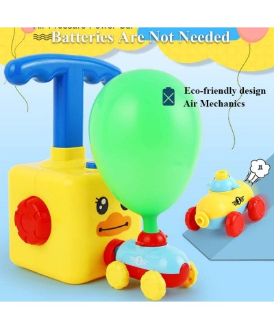 Balloon Powered Car Inertial Power Car Creative Inflatable Balloon Pump Air Powred Car Scientific Experiment Toy Gift for Kid...