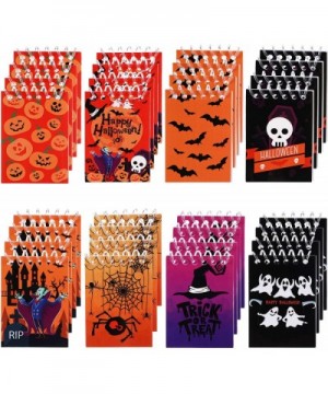 48 Pieces Halloween Notepads Spiral Notebooks Pumpkin Pattern Notebooks for Halloween Party Home School Supplies- 8 Styles - ...