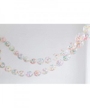 Linking Confetti Balloons- Solid- Rainbow Balloons- Party- Garland- Birthday Party Set- Balloon Decorations (Rainbow) - Rainb...