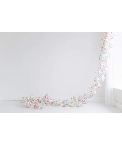 Linking Confetti Balloons- Solid- Rainbow Balloons- Party- Garland- Birthday Party Set- Balloon Decorations (Rainbow) - Rainb...