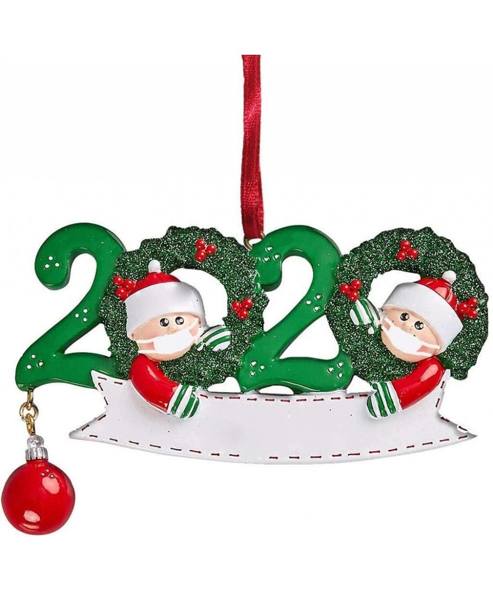 Personalized Christmas Ornaments- 2020 Quarantine Personalized Ornament Survived Family Customized Christmas Tree Ornaments H...