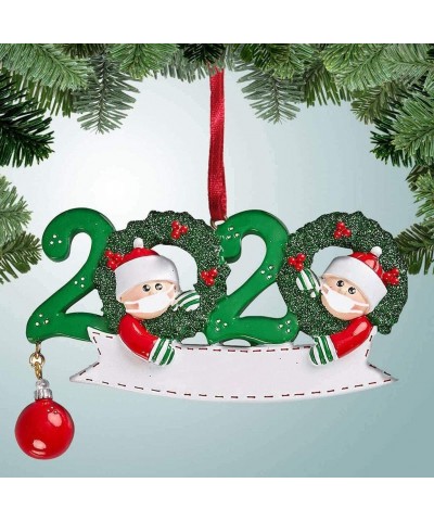 Personalized Christmas Ornaments- 2020 Quarantine Personalized Ornament Survived Family Customized Christmas Tree Ornaments H...