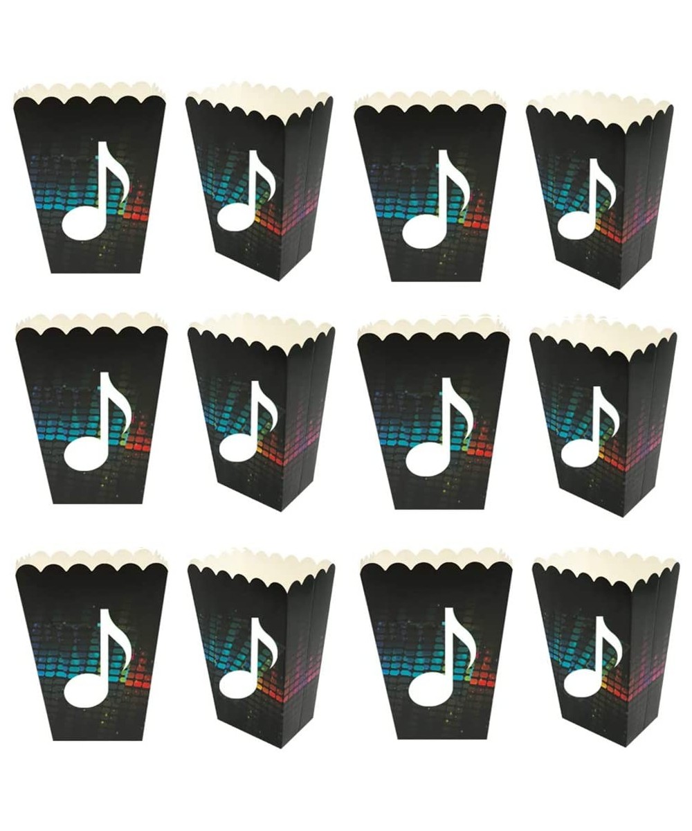30 Pcs Music Video Party Popcorn Boxes Music Video Party Supplies Favors Candy Container for Birthday Theater Themed Parties ...