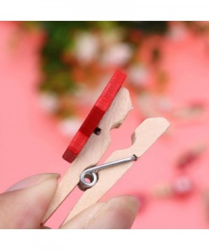 25pcs Mini Wooden Clips Christmas Gloves Decoration Clips Clothespins Christmas Photo Paper Clips Christmas Party Favors Supp...