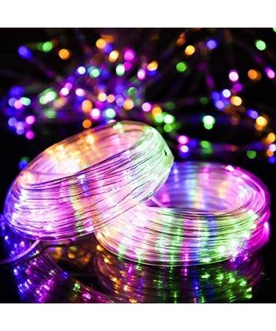 Premium LED Rope Lights- IP65 Waterproof USB 5V Rope String Lights with Remote-8 Modes/Dimmable/Timer for DIY Wedding- Party-...