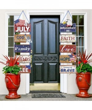 Americana 4th of July Party Banner Patriotic Party Decoration Independence Day Party Porch Sign Fourth of July Party Supplies...