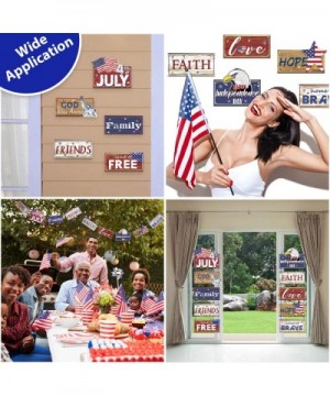 Americana 4th of July Party Banner Patriotic Party Decoration Independence Day Party Porch Sign Fourth of July Party Supplies...