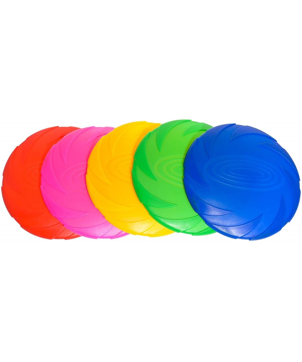 Silicone Frisbee Flying Disc Toy for Kids and Pets Flying Saucers for School- Prizes- Party Favors- Indoor Outdoor Game Color...