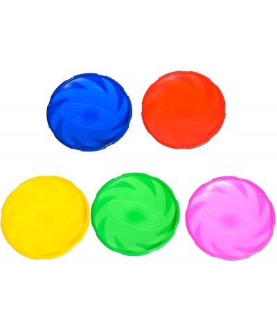 Silicone Frisbee Flying Disc Toy for Kids and Pets Flying Saucers for School- Prizes- Party Favors- Indoor Outdoor Game Color...