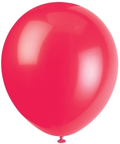 Unique Industries- 12" Latex Balloons- DIY Party Decoration - Pack of 10- Ruby Red - Ruby Red - CW11GHUPDNX $4.53 Balloons