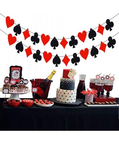 2 Pcs Casino Garland Banner Las Vegas Casino Banner Casino Party Decorations Las Vegas Party Decorations Casino Birthday Part...