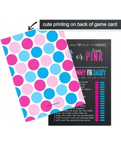 Gender Reveal Party Game Pack - Baby Shower Mommy or Daddy (25 Pack) - Guessing Which Parent Said It Trivia - Surprise Sprink...