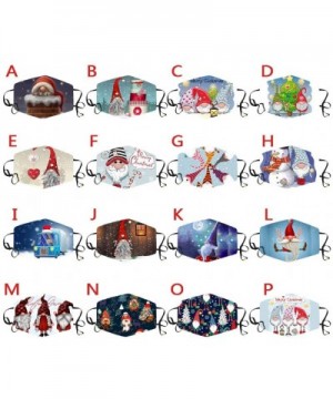1PC Christmas Printing Windbreak Outdoor Riding Adults Washable Reusable Face Bandanas - A - CM19KN6A0LN $7.04 Swags