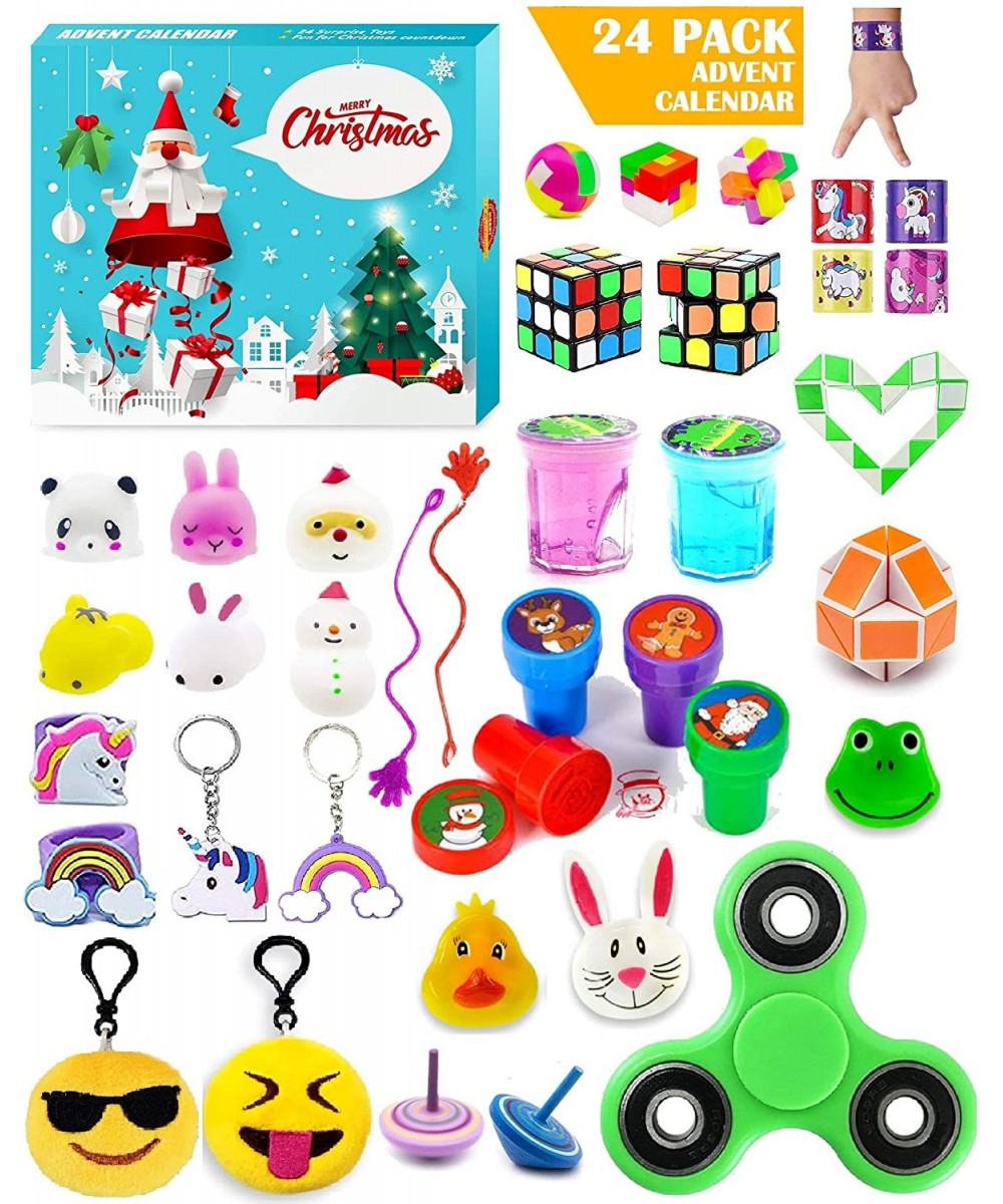 Christmas Advent Calendar 2020-24 Stress Relief Fidget Party Treasure Prizes Toys-Xmas Countdown Calendars Gifts for Kids Gir...