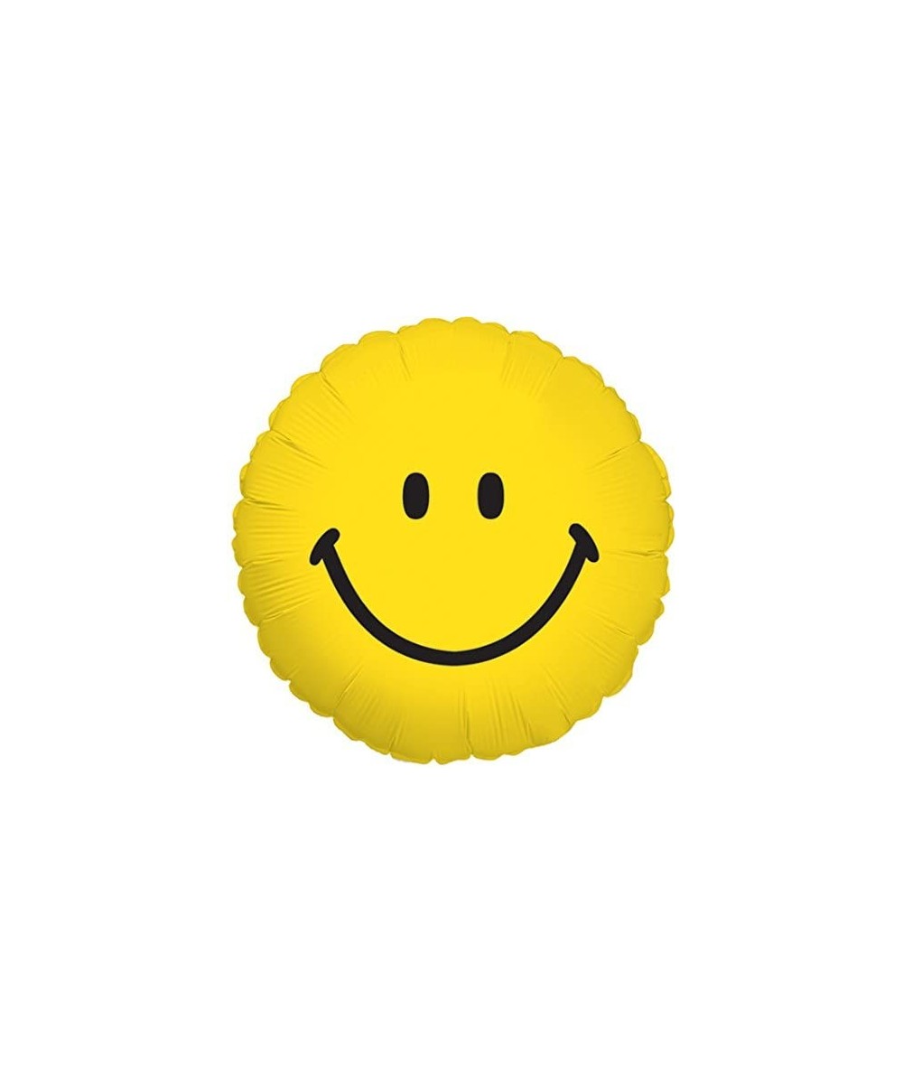 Kaleidoscope Emoji Smiley Face Mylar Balloon- 5 Piece - C6114D5NMW3 $7.42 Balloons