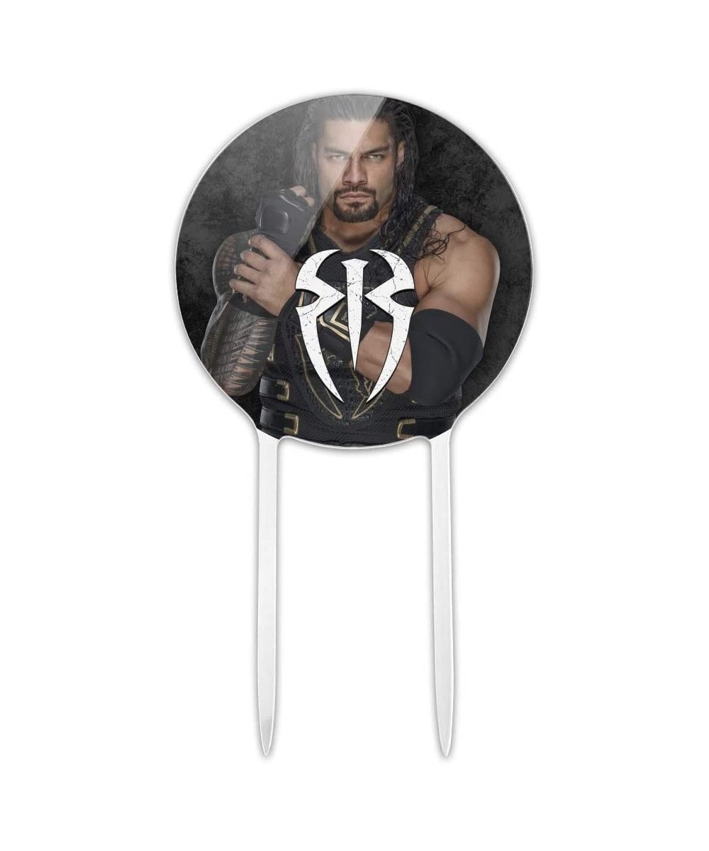 Acrylic WWE Roman Reigns Locked and Loaded Cake Topper Party Decoration for Wedding Anniversary Birthday Graduation - CO192MN...