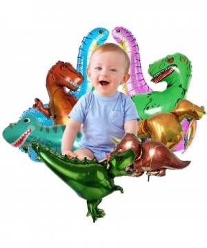 Pack of 9 Dinosaur Animal Aluminum Balloons for Birthday Party Baby Shower Decoration Kit Inflatable Party Supplies Decoratio...