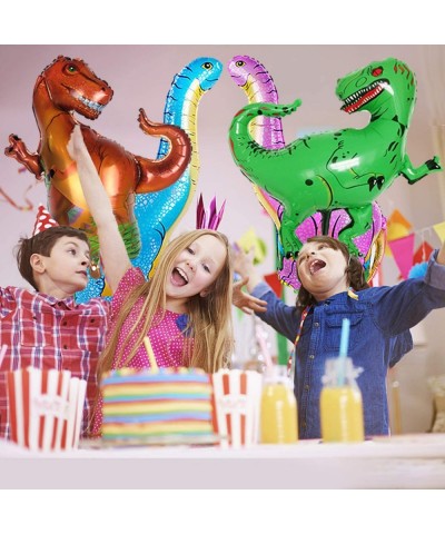 Pack of 9 Dinosaur Animal Aluminum Balloons for Birthday Party Baby Shower Decoration Kit Inflatable Party Supplies Decoratio...