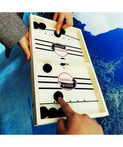 Fast Sling Puck Board Game-Wooden Parent-Child Interaction Tabletop Board Games for Kids and Family - CX19780CL3C $17.19 Part...
