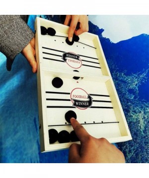 Fast Sling Puck Board Game-Wooden Parent-Child Interaction Tabletop Board Games for Kids and Family - CX19780CL3C $17.19 Part...