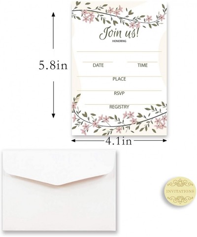 20 X bridal shower invitations with envelopes (Type 8) - Type 8 - C919DWQ5YCE $6.43 Invitations