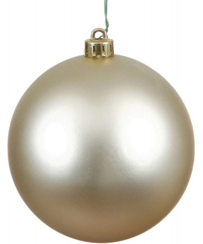 12" Champagne Matte Ball Ornament - Champagne - C711PRJUIYJ $41.82 Ornaments