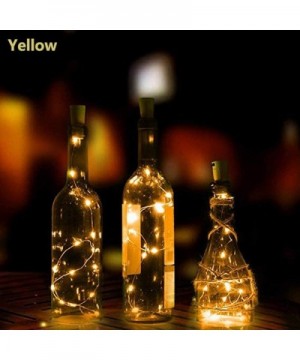 1M 10 LED Solar Copper Wire Solar Cork Light String Garden Decor Wine Bottle Cork Lights-String Lights-Best for DIY Bottle Li...