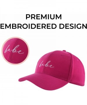 Bride Tribe Hats I 6 Pack I 1 Bride Hat 5 Babe Hats I Bachelorette Hats Pink - Pink - CO193YHTSTU $23.67 Hats