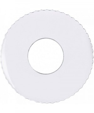Candle Bobeches- Box of 12- Clear Glass with Serrated Rim - Serrated Rim- Clear - CY113MHRM0V $16.83 Garlands