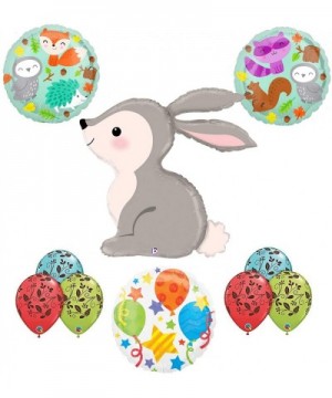 Woodland Creatures Birthday Party Supplies Baby Shower Rabbit Balloon Bouquet Decorations - CT18M6XY95N $10.19 Balloons