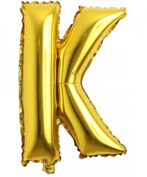 16" inch Single Gold Alphabet Letter Number Balloons Aluminum Hanging Foil Film Balloon Wedding Birthday Party Decoration Ban...