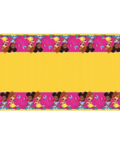 Disney Fancy Nancy Table Cover - Pink/Yellow/Multicolor - CQ18QQQGL4N $6.75 Tablecovers