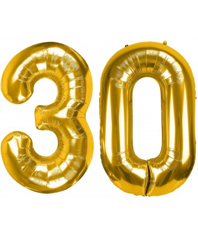 40 Inch Gold 3 0 Number Balloons Giant Jumbo Number 30 Foil Mylar Balloons for 30th Birthday Party Supplies 30 Anniversary Ev...