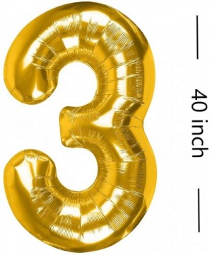 40 Inch Gold 3 0 Number Balloons Giant Jumbo Number 30 Foil Mylar Balloons for 30th Birthday Party Supplies 30 Anniversary Ev...