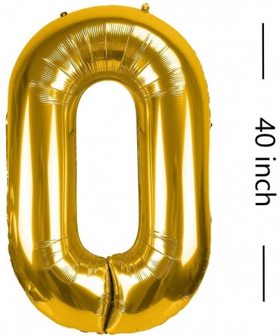 40 Inch Gold 3 0 Number Balloons Giant Jumbo Number 30 Foil Mylar Balloons for 30th Birthday Party Supplies 30 Anniversary Ev...